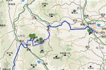 今回の旅のルート　復路