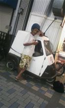 駅に向かって