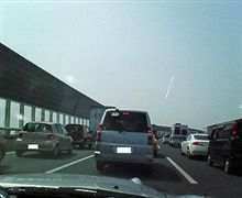 帰りもやっぱり渋滞に…