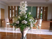 ホテルの花