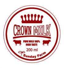 CROWN MILK　牛蓋