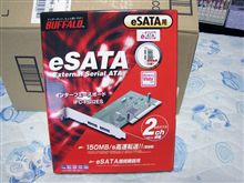BUFFALO IFC-PCI2ES eSATA増設カード。