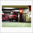 ベンツ・ウニモグの消防車
