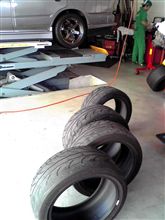 タイヤサイズ変更