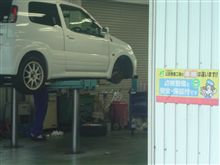 スイフトがラパンに  スイフト入院