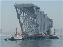 【東京港臨海大橋】有明トラス桁海上輸送