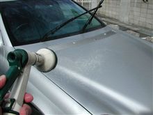 日曜日は即席洗車！！！。