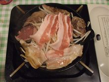 ジンギスカン風焼き肉～(*^_^*)