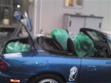 ロードスターで荷物バンバン