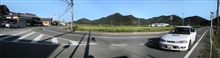田舎のカーブにて＾＾♪