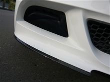 BMW　Performance　carbon　splitter　装着！。