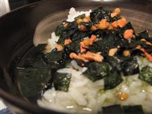 今日のブレックファーストは、「永谷園」玉露入りさけ茶づけ