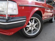 タイヤの慣らし運転。