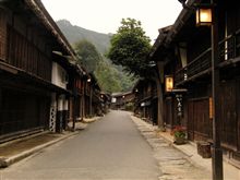朝の妻籠宿