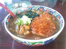今日のお昼、カツラーメン。