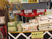 お土産に「魚沼産コシヒカリ」