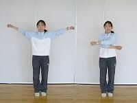 【動的ストレッチ】 腕の左右スイング