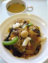 五目あんかけ焼きそば