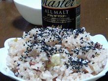 今夜は栗ご飯♪