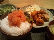 辛子明太子を山盛りに…(^_^;)