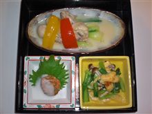 菅平カゾラーレ♪妻・御重三点盛り１０／１７土（夕飯）