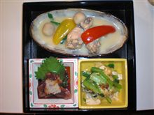 菅平カゾラーレ♪夫・御重三点盛り１０／１７土（夕飯）