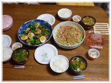＾～＾*//　モンチの夜メニュー・・・♪