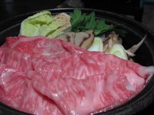 「松葉屋」小鍋仕立　特選飛騨牛すき焼き