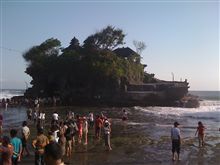 沈む夕日！（タナロット寺院）