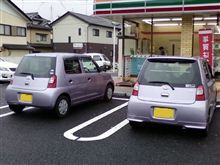 また勝手に隣り駐車♪