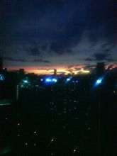 今日の夕焼け