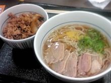 なか卯で鴨そば