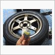 TE37ガリ傷補修