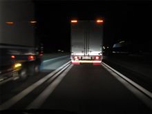 軽トラで高速巡航。