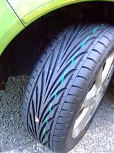 タイヤ交換完了 タイヤ交換完了