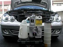 MB　オイルフィルター＆オイル　ＤＩＹ交換　+　ＩＸＬ投入