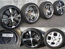 無事に車検終了したので？ホイール入れ替えしました。１