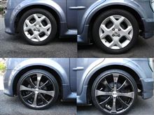 無事に車検終了したので？ホイール入れ替えしました。2