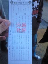 諏訪大社での、普通のおみくじ・・・