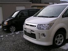 クルマ洗ったw　したっけ凍った！　(((＞Д＜))) ｶﾞｸｶﾞｸﾌﾞﾙﾌﾞﾙ