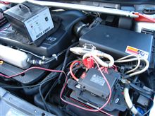 バッテリー充電と洗車