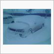 急な雪に見舞われる