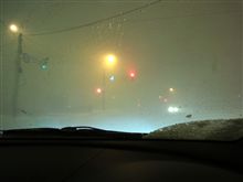 猛吹雪！視界ほぼゼロ(゜レ゜)