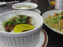 今日のランチは、「剣閣」トライアングルランチ　980円