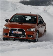 Mitsubishi Lancer Ralliart Snow Test ・・・・