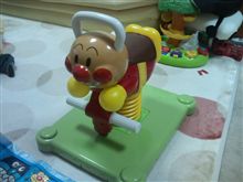 こうた、アンパンマンに乗る・・・