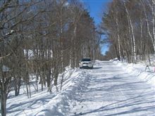 始めての雪道走行！
