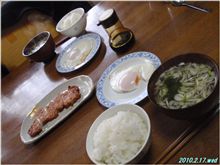 ＾～＾*//　モンチの朝メニュー・・・♪