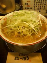 ラーメン探訪　４０杯め　らーめんぬ～ぼ～天童