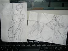 メモ用紙の余白が多かったので。